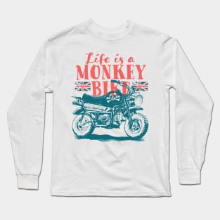 Life is a Monkey Bike Long Sleeve T-Shirt